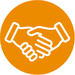 Established industry relationships icon