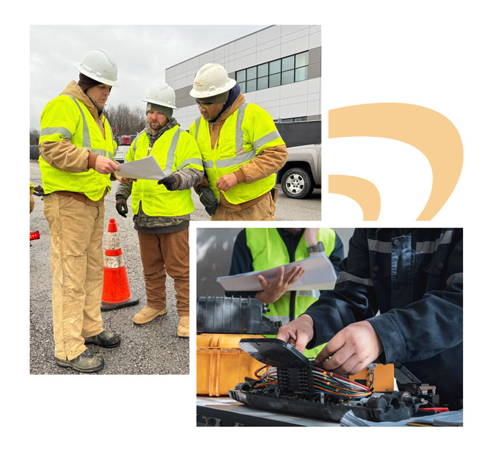 Unitek Engineers Planning Out Fiber Optic Buildout