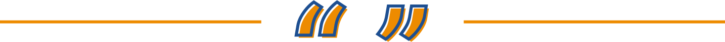 Quote Mark With Separator Line